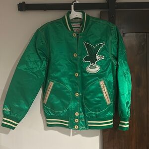 Mitchell & Ness eagles 1938 throwback jacket 
BRAND NEW
